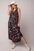Pauline | Jumpsuit with Vintage Bloemenprint