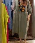 Mandira | Linen Blend Dress