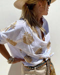 Lina – blouse with Sierlijke Borduursels