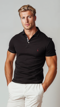Mateo | Slim Fitted Classic Polo Shirt with Subtiele Kragendetail
