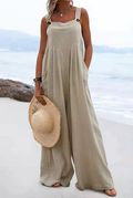 Cassandra | Casual Square-Neck Jumpsuit