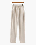 Adrian | Lightweight Slim-Fit Mand's Summer LinnandPants with Drawstring