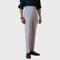 Yann | Waist High Streepjesshorts with Belt