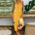 Carissa | Rugloze Jumpsuit with Bloemenprint