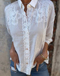 IAREL | Chic KANTand Embroidered blouse