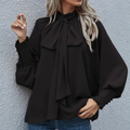Tamsin™ Elegant Womand's blouse with Bow