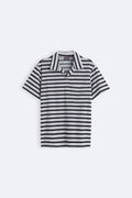 Striped Knitted Polo | Maritime Elegance with a Modern Touch