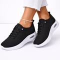 Aubrey | Women's Lace-Up Sneakers - Soft Sole Air Cushion Design