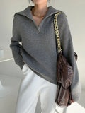Half™ Zip Knitted Sweater | Zachte Brei | Comfort and Style