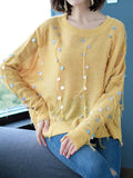 Beatrice™ Speelse Sweater with Metallic Accenten