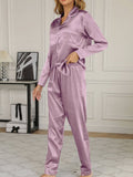 Amber-Louise™ Luxe Satijnen Women Pyjama Set