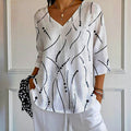 Esmee – blouse with Speels Lijnandspel and Airy Pasvorm