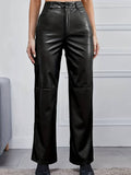 Alex | Stylish Flared Pants of Kunstleer for Women