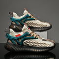Men's Breathable Running Sneakers with Rounded Toe and