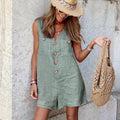 Amalia | Sleeveless V-Neck Jumpsuitlijn