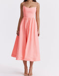 Maike | Strapless Midi Dress