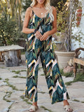 Greta | Sleeveless Printed Jumpsuit