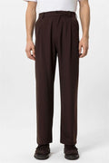 Yannick | High Waist Men's-Baggy Pants - Brown